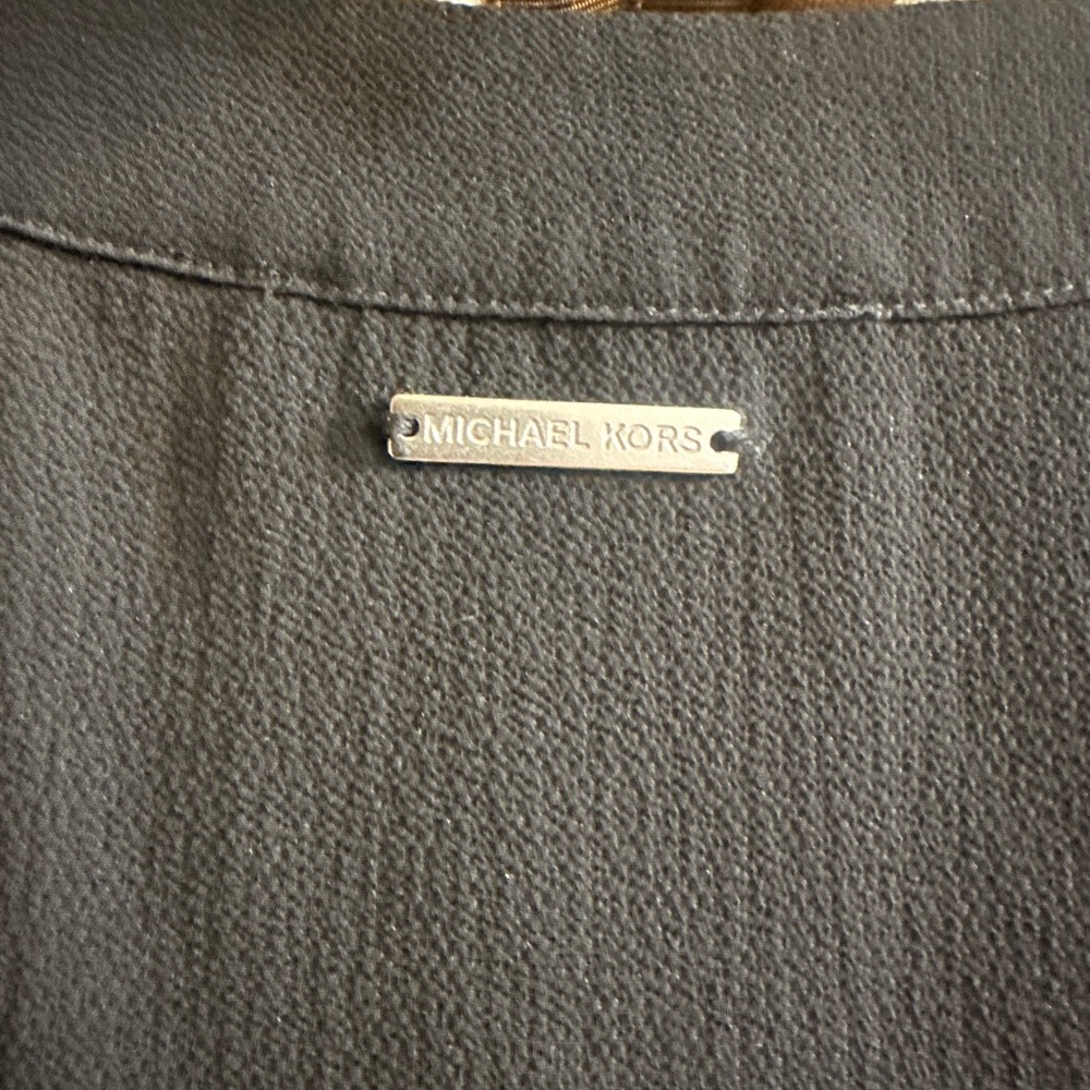 Michael Kors Black Bell Sleeve Blouse - Picture 5 of 5
